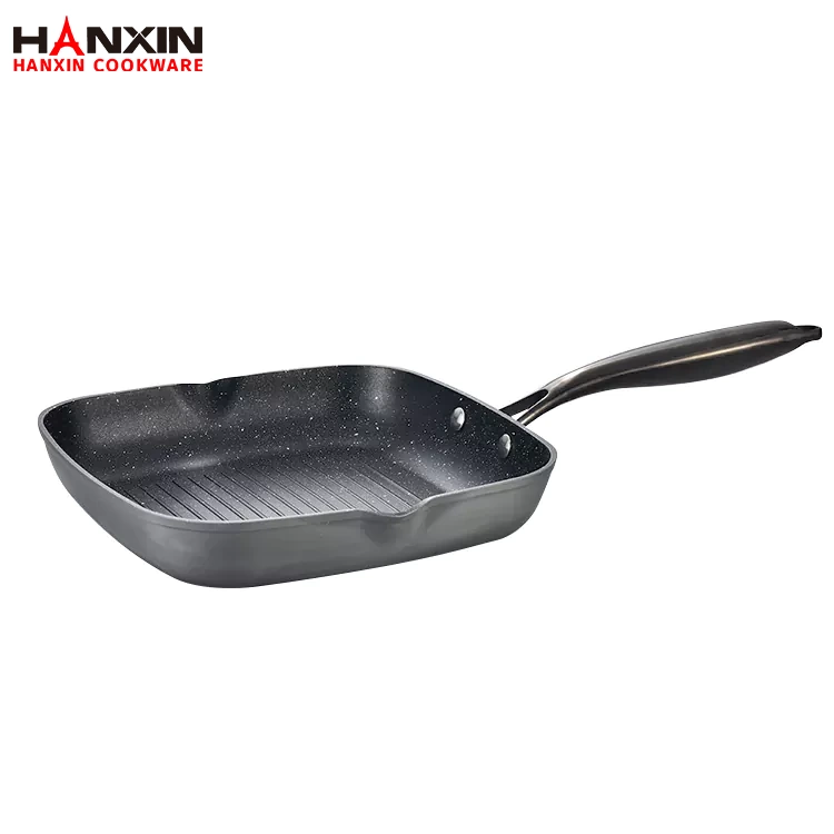 Aluminium keramisk marmorbeläggning Grillpanna