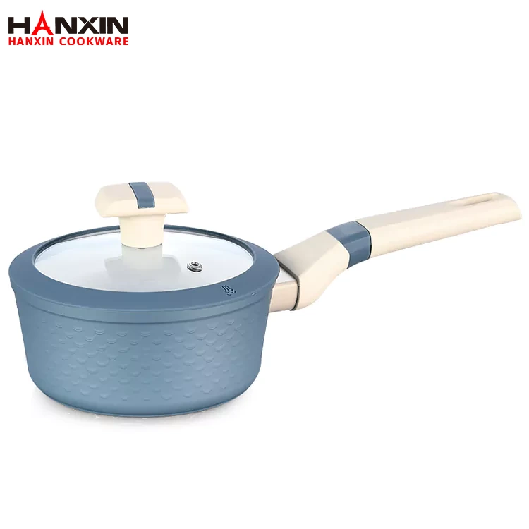 Smidd keramisk kastrull i aluminium