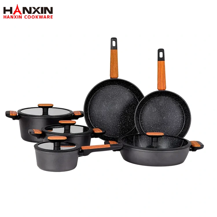 Aluminiumsmidda non-stick kokkärl Aluminiumsmidda non-stick kokkärl