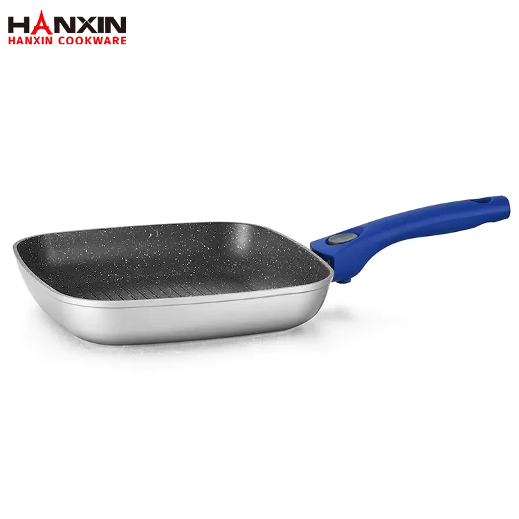 Smidd non-stick grillpanna i aluminium