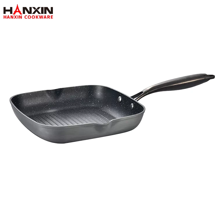 Aluminium non-stick granitbeläggning grillpanna
