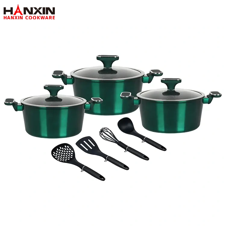 Kökskärl i aluminium med non-stick induktionsbotten