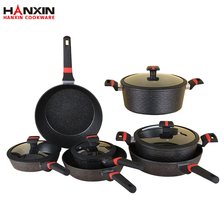 Aluminium non-stick marmorbeläggning köksutrustning
