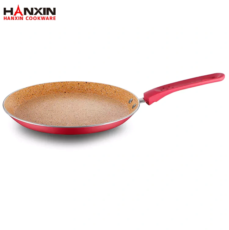 Aluminum non-stick marmorbeläggning pizzapanna